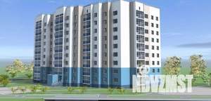 2-к квартира, строящийся дом, 45м2, 12/13 этаж