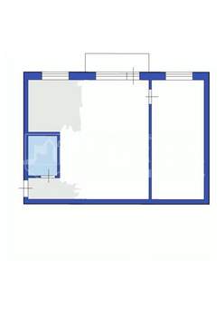 2-к квартира, вторичка, 44м2, 2/5 этаж