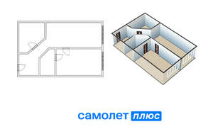 2-к квартира, вторичка, 47м2, 11/13 этаж