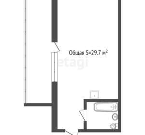 Студия квартира, вторичка, 23м2, 9/9 этаж