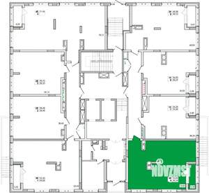 3-к квартира, вторичка, 55м2, 1/15 этаж