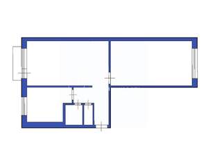 2-к квартира, вторичка, 48м2, 2/5 этаж