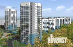 1-к квартира, строящийся дом, 42м2, 12/17 этаж
