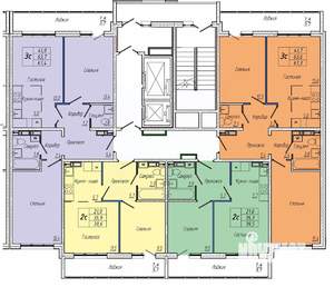 Студия квартира, вторичка, 40м2, 2/17 этаж