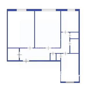 3-к квартира, вторичка, 80м2, 2/3 этаж