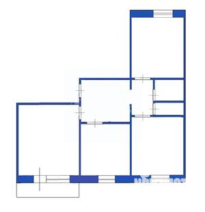 3-к квартира, вторичка, 62м2, 7/10 этаж