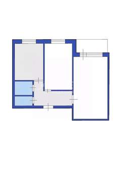2-к квартира, вторичка, 44м2, 5/9 этаж