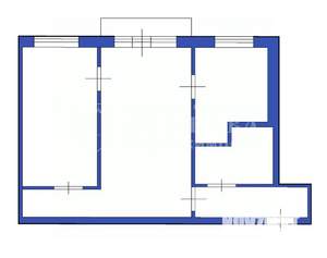 2-к квартира, вторичка, 43м2, 4/5 этаж
