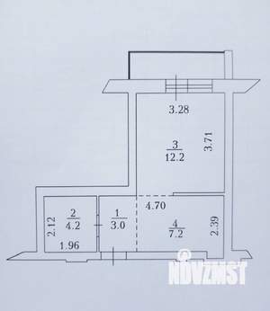 1-к квартира, вторичка, 27м2, 16/16 этаж