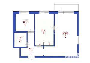 2-к квартира, вторичка, 44м2, 2/5 этаж