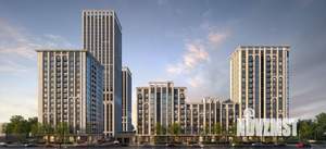 2-к квартира, строящийся дом, 57м2, 6/16 этаж