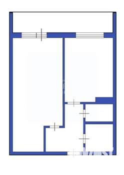 1-к квартира, вторичка, 34м2, 6/9 этаж
