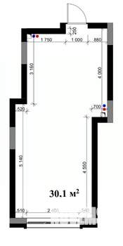 Студия квартира, вторичка, 30м2, 6/15 этаж
