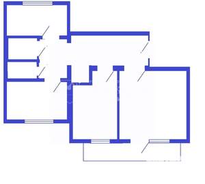 3-к квартира, вторичка, 60м2, 9/9 этаж