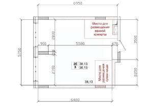 2-к квартира, вторичка, 38м2, 2/15 этаж