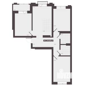 4-к квартира, строящийся дом, 84м2, 7/16 этаж
