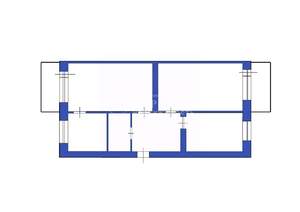 3-к квартира, вторичка, 61м2, 4/5 этаж