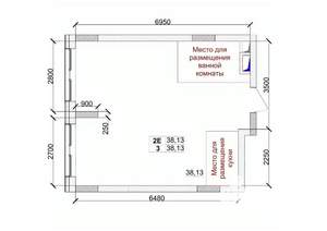 2-к квартира, вторичка, 38м2, 6/15 этаж