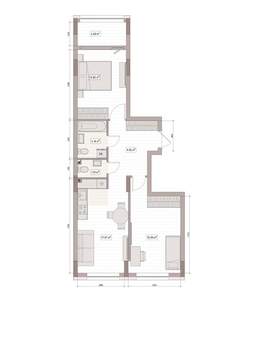 3-к квартира, вторичка, 66м2, 5/15 этаж