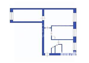 3-к квартира, вторичка, 61м2, 1/5 этаж