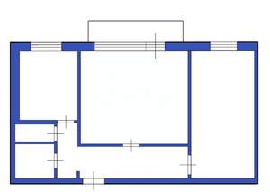 2-к квартира, вторичка, 53м2, 5/9 этаж