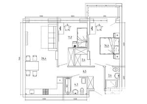 3-к квартира, вторичка, 74м2, 5/8 этаж