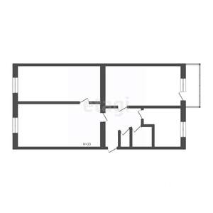 3-к квартира, вторичка, 64м2, 4/5 этаж