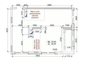 3-к квартира, вторичка, 55м2, 9/15 этаж