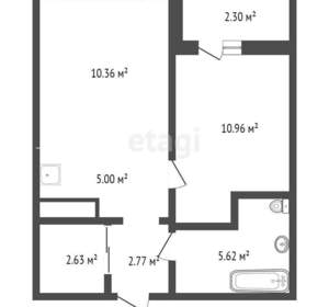 2-к квартира, вторичка, 38м2, 10/15 этаж