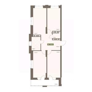 3-к квартира, вторичка, 78м2, 8/16 этаж