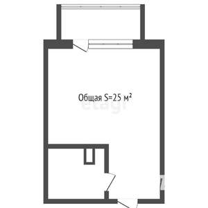 Студия квартира, вторичка, 25м2, 9/9 этаж