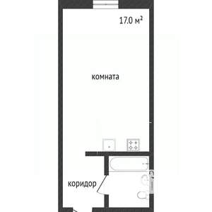 Студия квартира, вторичка, 23м2, 7/9 этаж