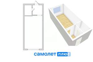 Студия квартира, вторичка, 23м2, 9/9 этаж