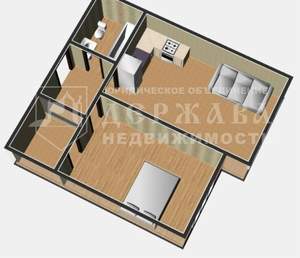 2-к квартира, вторичка, 44м2, 13/15 этаж
