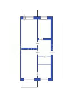 3-к квартира, вторичка, 61м2, 3/5 этаж