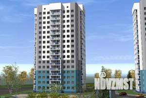 1-к квартира, строящийся дом, 44м2, 3/17 этаж