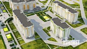 1-к квартира, строящийся дом, 36м2, 4/8 этаж