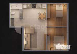 3-к квартира, вторичка, 52м2, 15/17 этаж