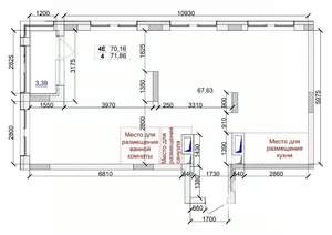 4-к квартира, вторичка, 72м2, 10/15 этаж