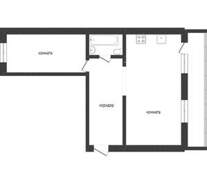 2-к квартира, вторичка, 30м2, 3/9 этаж
