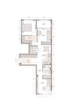 3-к квартира, вторичка, 70м2, 3/15 этаж