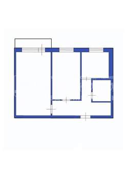 2-к квартира, вторичка, 44м2, 3/5 этаж
