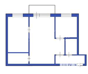 2-к квартира, вторичка, 42м2, 4/5 этаж