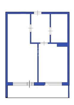 1-к квартира, вторичка, 26м2, 10/10 этаж