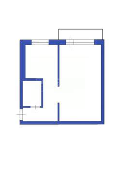 1-к квартира, вторичка, 31м2, 4/5 этаж