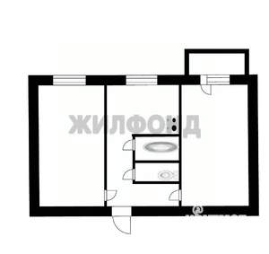 2-к квартира, вторичка, 44м2, 4/5 этаж