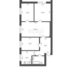 4-к квартира, вторичка, 61м2, 4/5 этаж