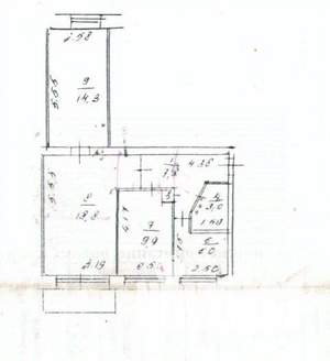 3-к квартира, вторичка, 60м2, 5/5 этаж