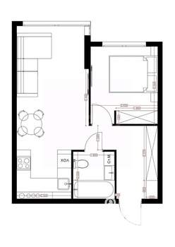 2-к квартира, вторичка, 43м2, 5/7 этаж