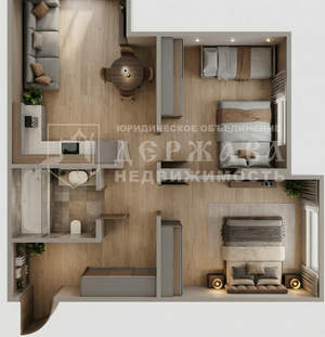 3-к квартира, вторичка, 65м2, 10/16 этаж